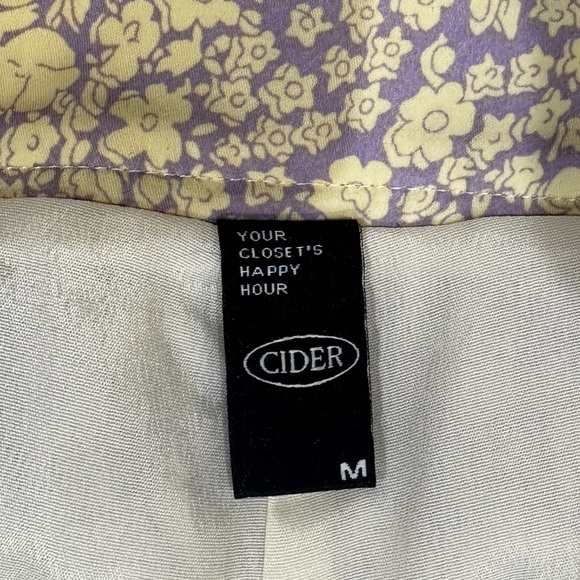 Cider Ditsy Ruffle Mini Skirt Size Medium - Picture 5 of 5